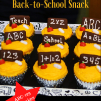 Back to School Lunch Ideas ABC 123 Cupcakes lizbushong.com