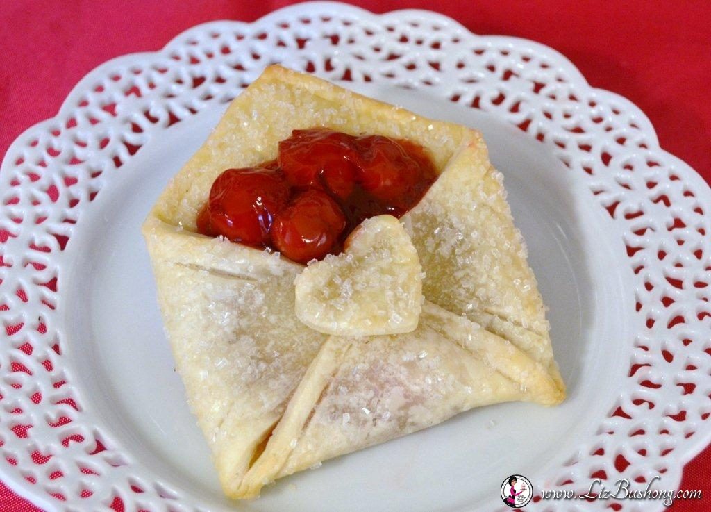 Cherry Pie Pastry Envelope
