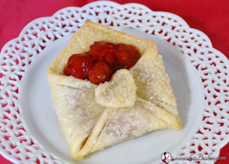Cherry Pie Pastry Envelope