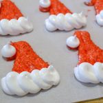 Santa Hat Meringue- ready to bake