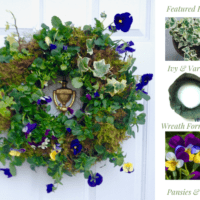 floral Living Wreath lizbushong.com