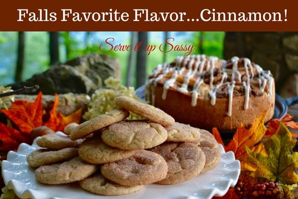 Fall Favorite Flavors cinnamon rolls and snickerdoodles lizbusong.com