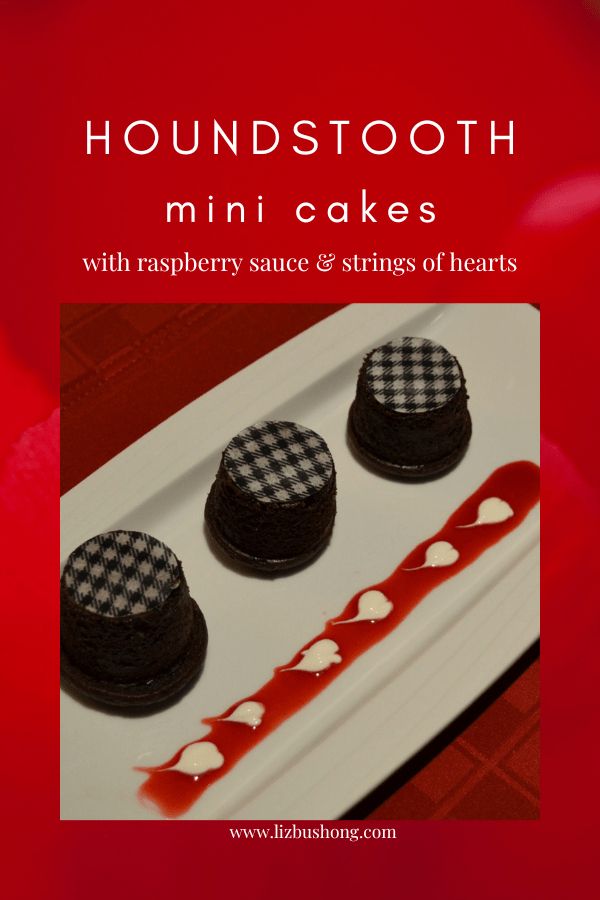 How to Make Houndstooth Mini Cakes lizbushong.com