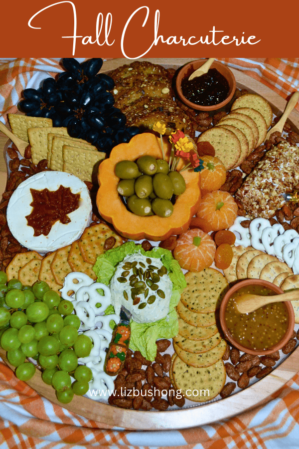 Pumpkin Jam & Brie Board lizbushong.com