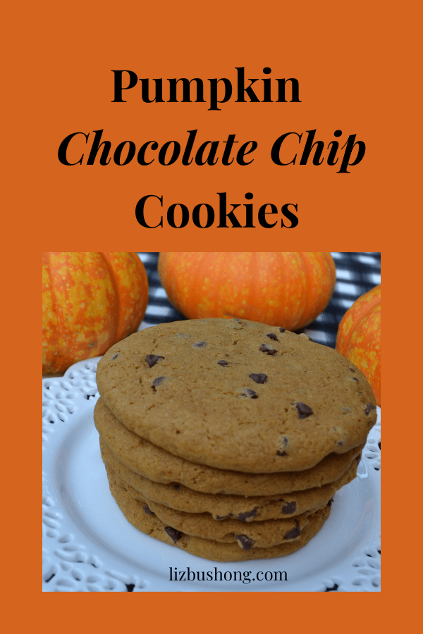 Pumpkin Chocolate Chip Cookies lizbushong.com
