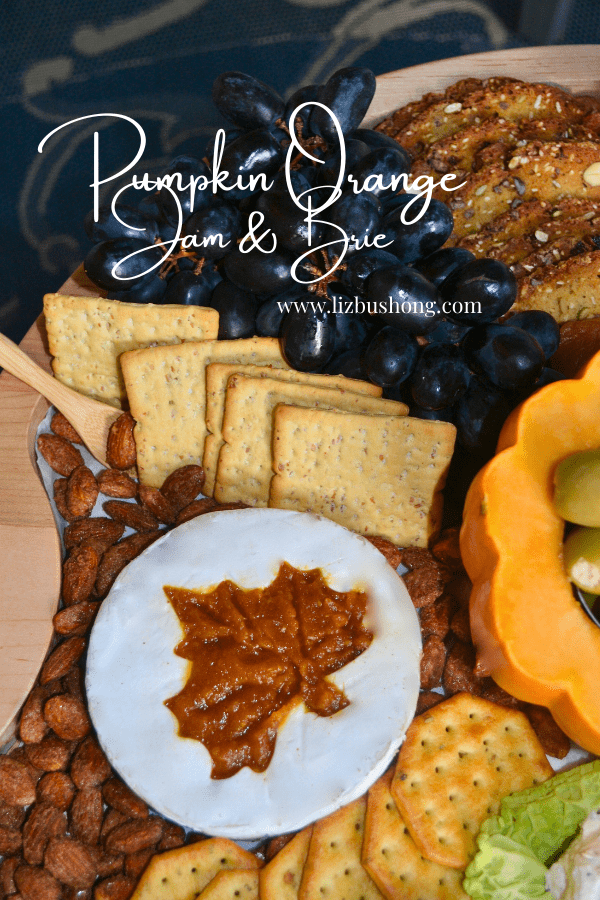 Pumpkin Jam & Brie Board lizbushong.com