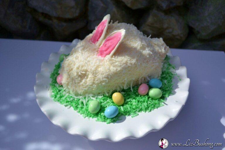 How to make an Easter Bunny Cake lizbushong.com