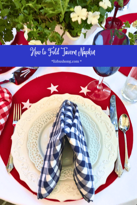 How to fold a Tavern Napkin lizbushong.com