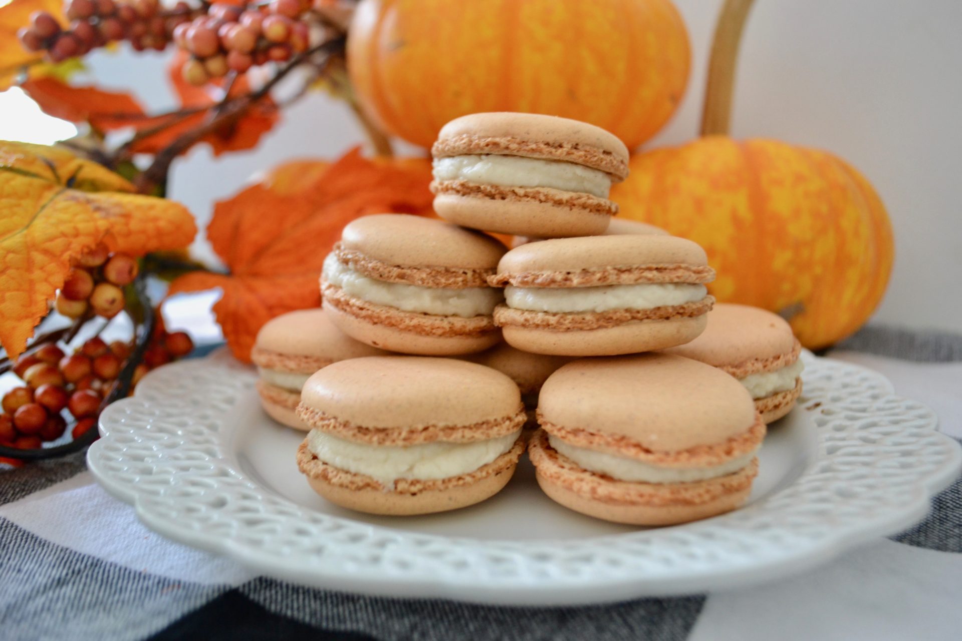 Best Pumpkin Spice Macrons