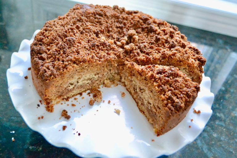 Moist Pecan Streusel Coffee Cake Recipe