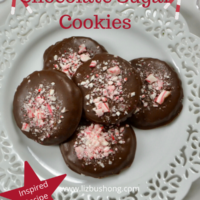 Best Peppermint Bark Chocolate Sugar Cookie Recipe lizbushong.com