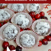 Cranberry Chocolate Truffle Recipe-lizbushong.com