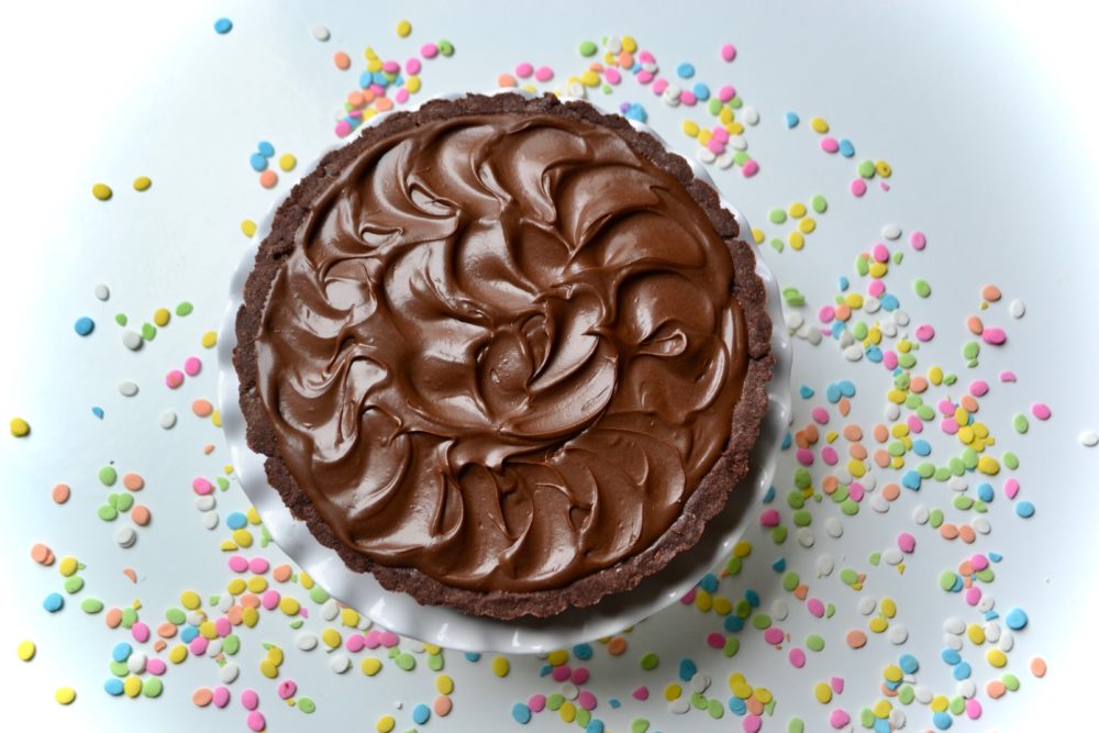 Easy Chocolate Espresso Tart Recipe lizbushong.com