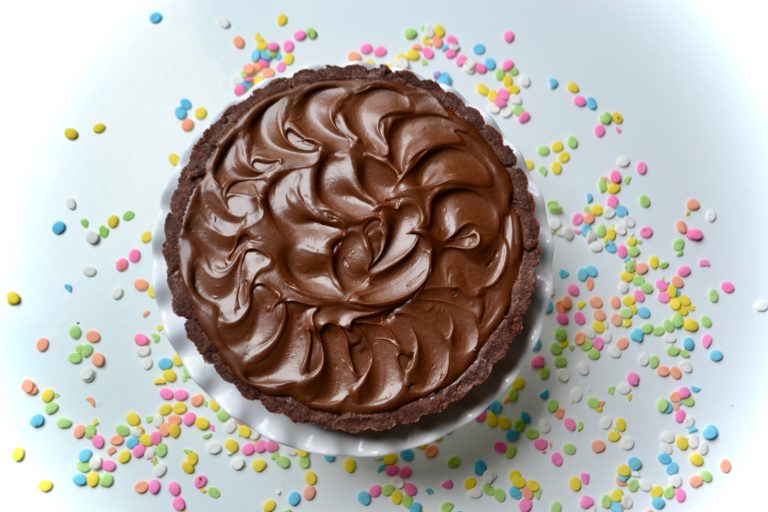 Easy Chocolate Espresso Tart Recipe lizbushong.com