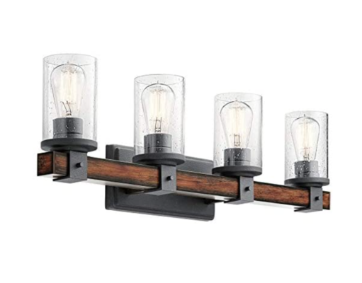 Before and After Main Bath Light fixture for Remodel, lizbushong.com