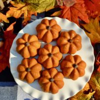Pumpkin Shaped scones lizbushong.com