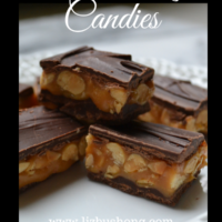 Chocolate Caramel Peanut Bars lizbushong.com