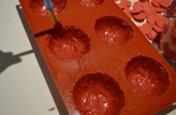 How to fill silicone mold candy ornament lizbushong.com