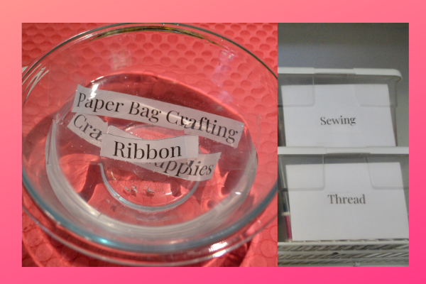 DIY How to Make Clear Packing Tape Labels