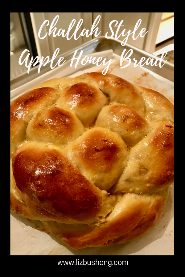 How to make Challah Style apple honey bread lizbushong.com