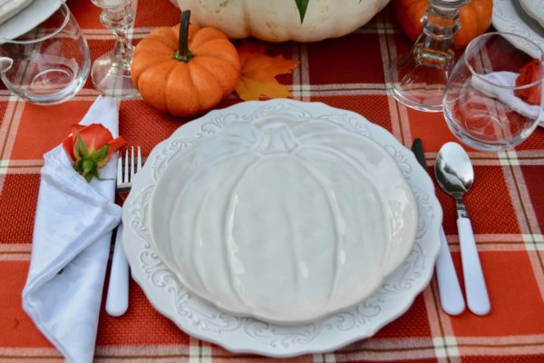 White Pumpkin placesetting, how to create lizbushong.com