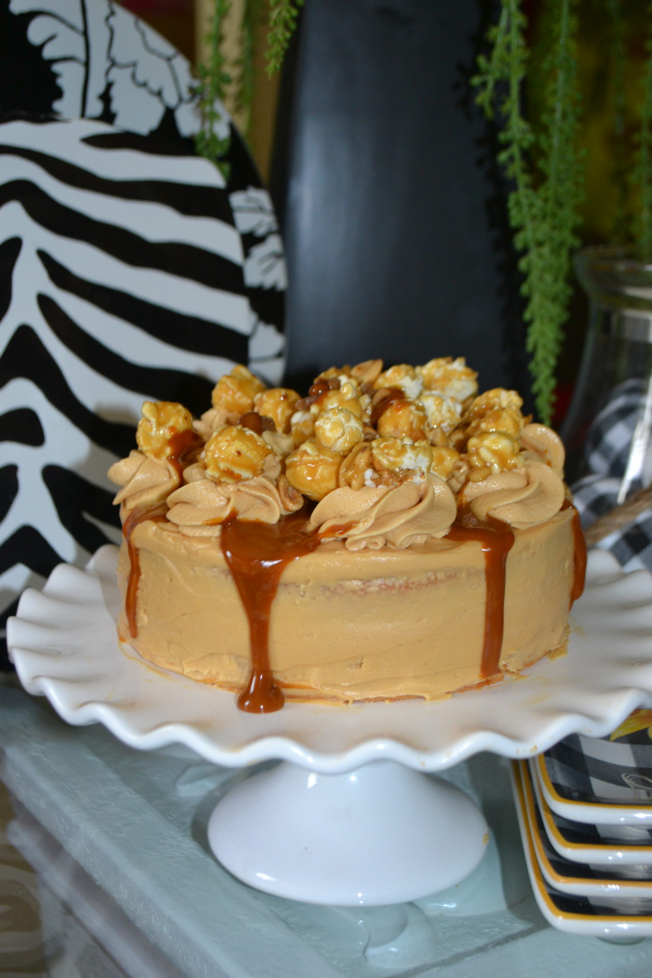 How to make salted caramel popcorn cake lizbushong.com