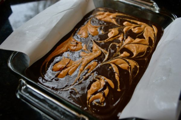Pumpkin Swirl Brownies lizbushong.com