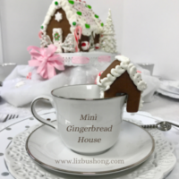 Gingerbread House Cup Dessert lizbushong.com 400 x 400
