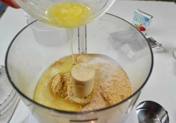 Cherry Orange No Bake Jellied Cheesecake