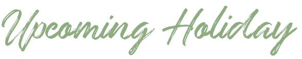 Upcoming holiday banner