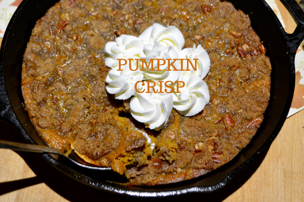 How to make skillet pumpkin crisp lizbushong.com