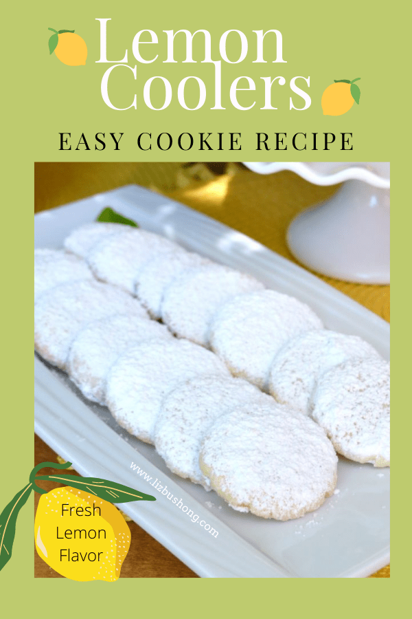 Melt in your mouth Lemon Cookies Recipe lizbushong.com