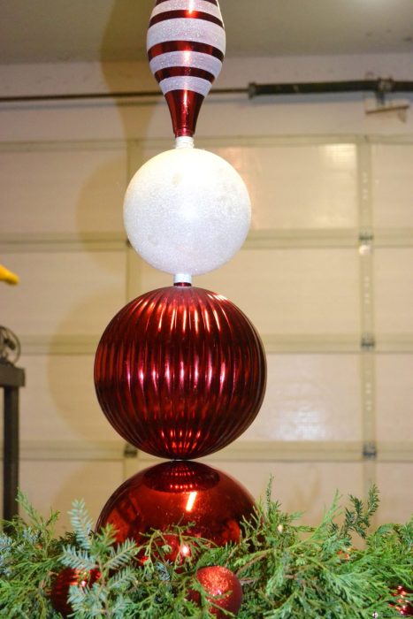 How to Make Ornament topiaries lizbushong.com