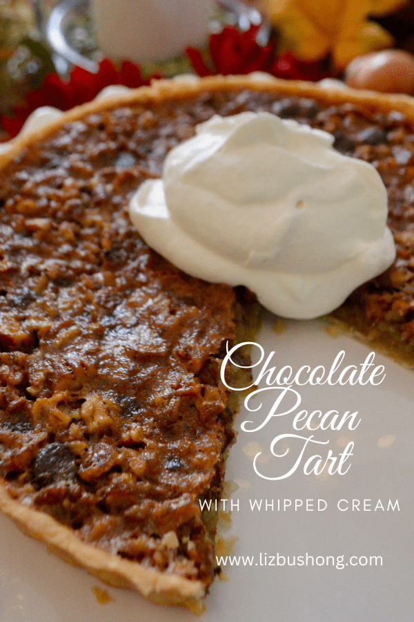 How to make chocolate pecan tart, lizbushong.com