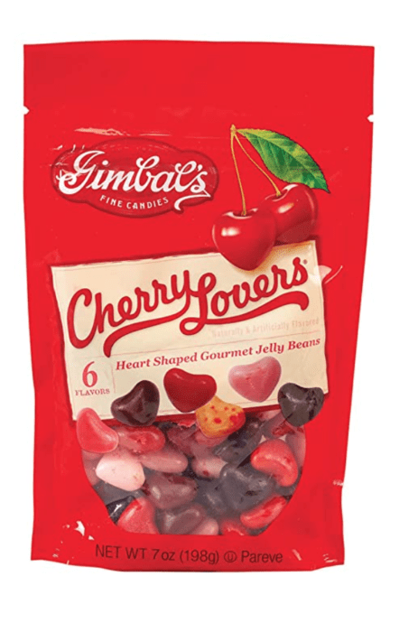 Garnish cupcakes with Cherry heart Jelly Beans lizbushong.com