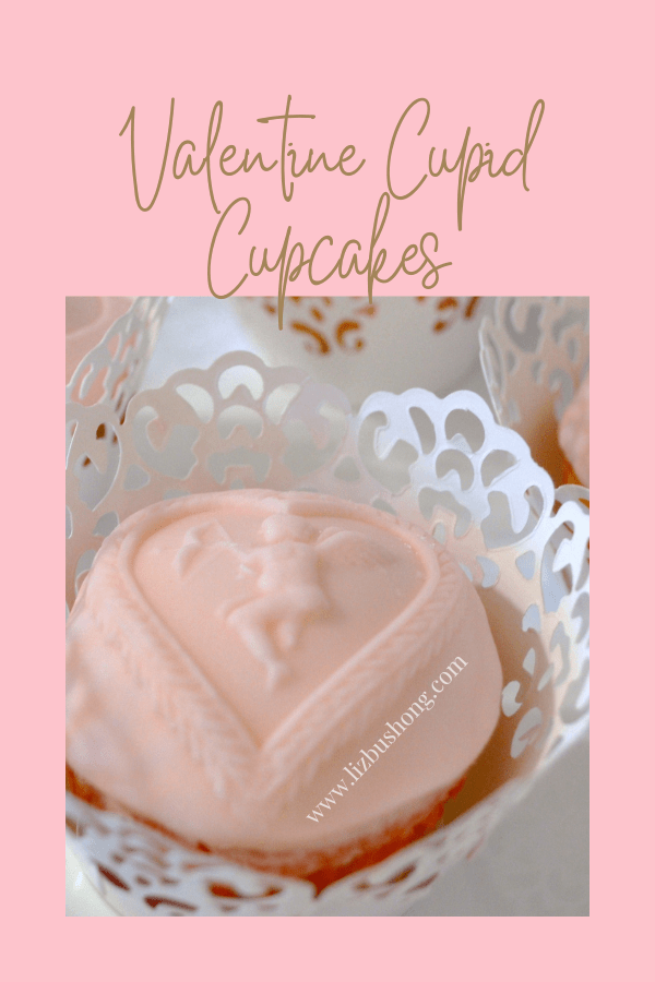 How to make Vanilla cupid cupcakes for Valentines day lizbushong.com