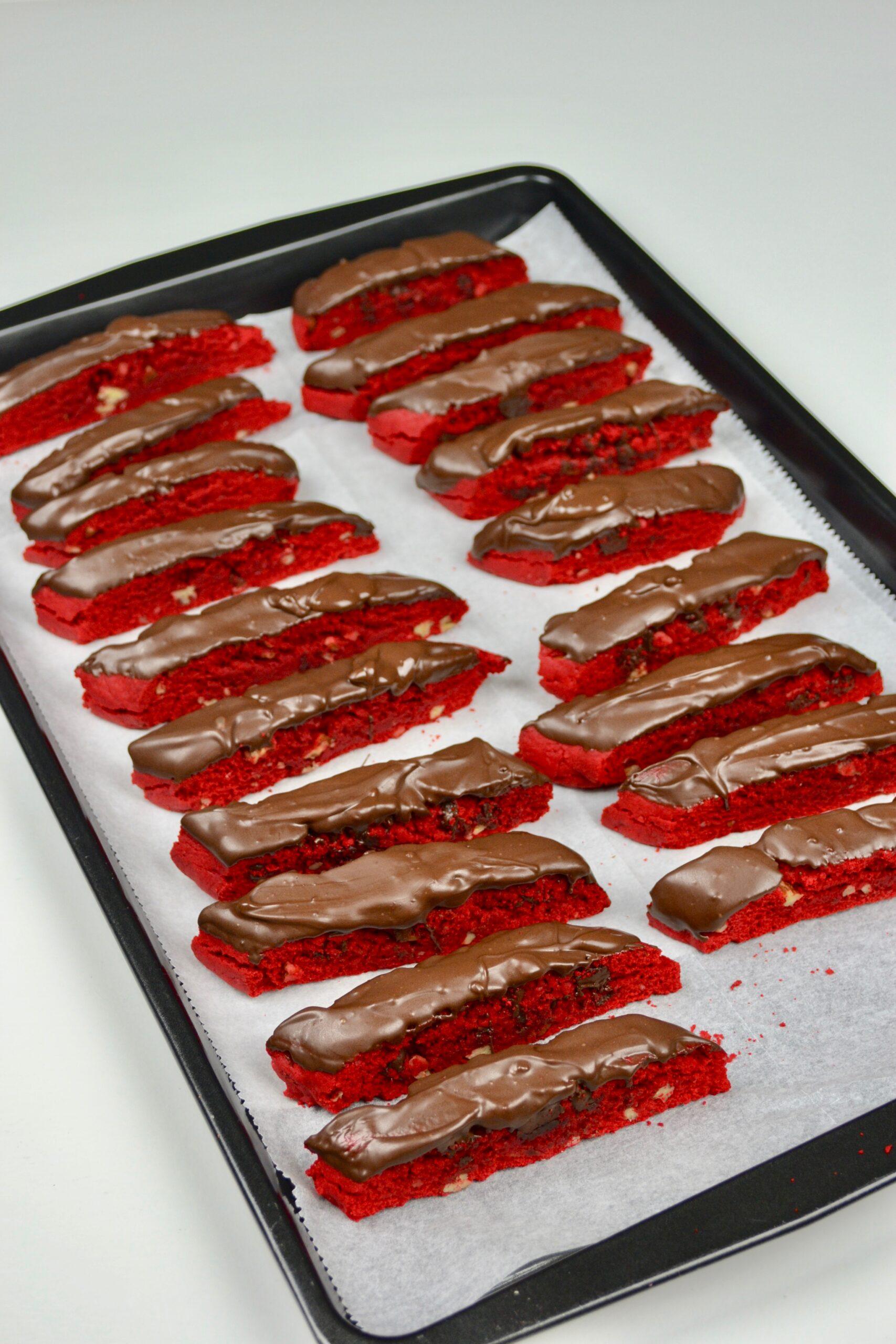 How to make Red Velvet Biscotti lizbushong.com