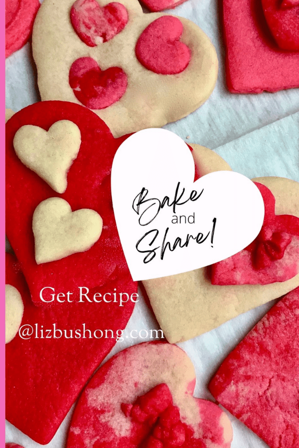 How to make Valentine Cookies lizbushong.com