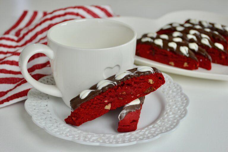 Red Velvet Biscotti Recipe lizbushong.com