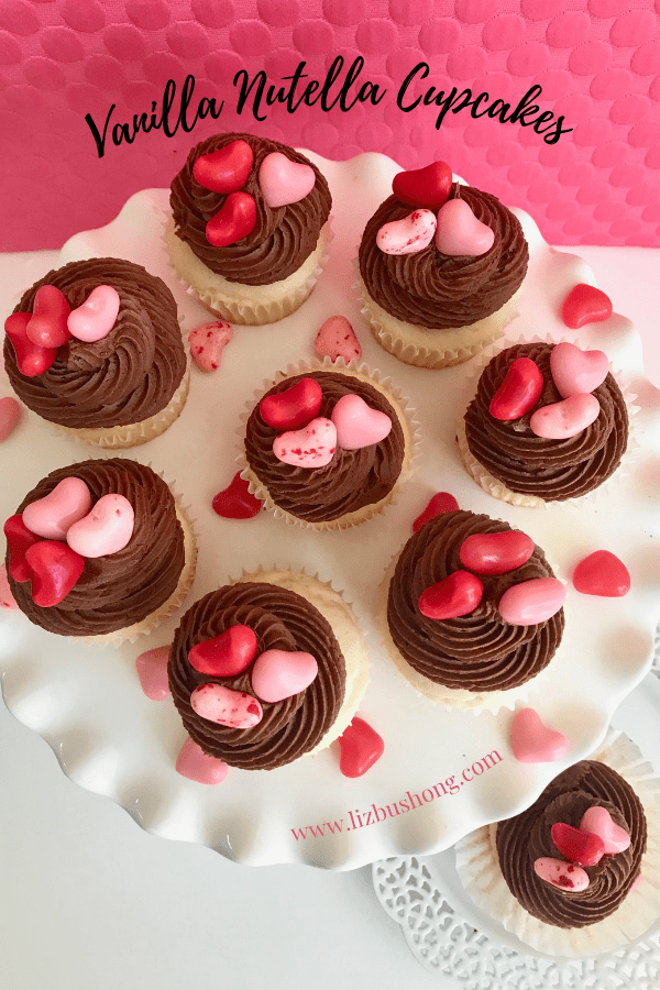 How to make vanilla nutella cupcakes lizbushong.com