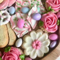 How to Make Cookie Candy Board Close up lizbushong.com