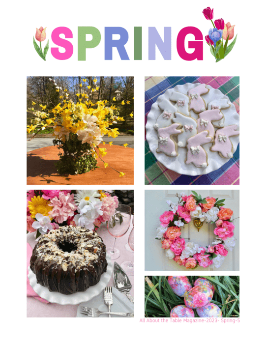 Hello Spring Feature All About the Table Magazine lizbushong.com
