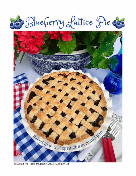 Preview page for 2023 Summer All About the Table digital magazine lizbushong.com