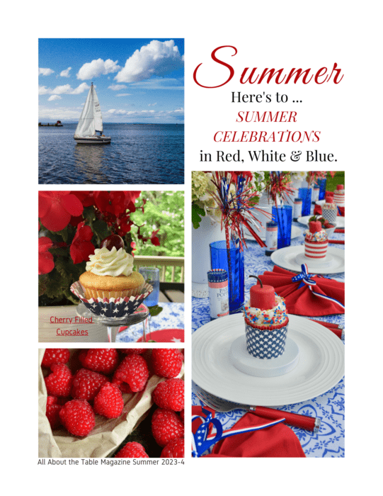 Preview page for 2023 Summer All About the Table digital magazine lizbushong.com