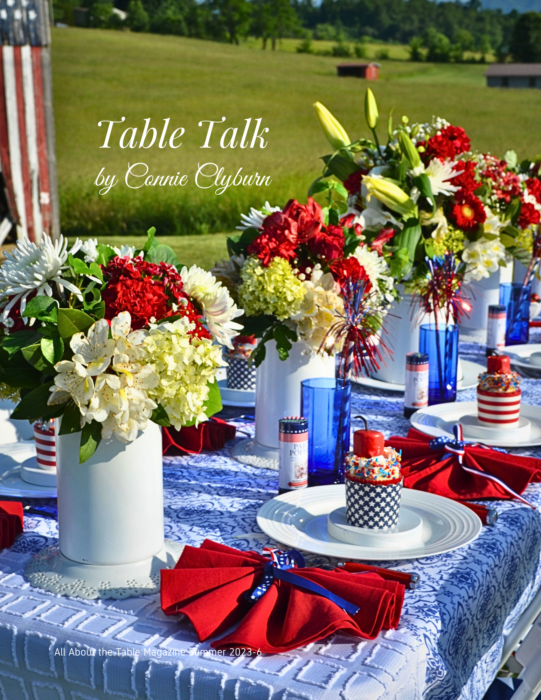 Preview page for All About the Table digital magazine lizbushong.com