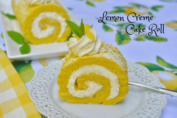 How to make a lemon creme cake roll lizbushong.com