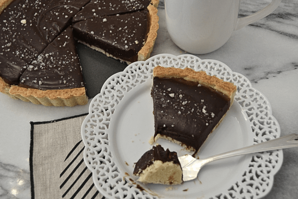 How to make a salted caramel chocolate tart lizbushong.com