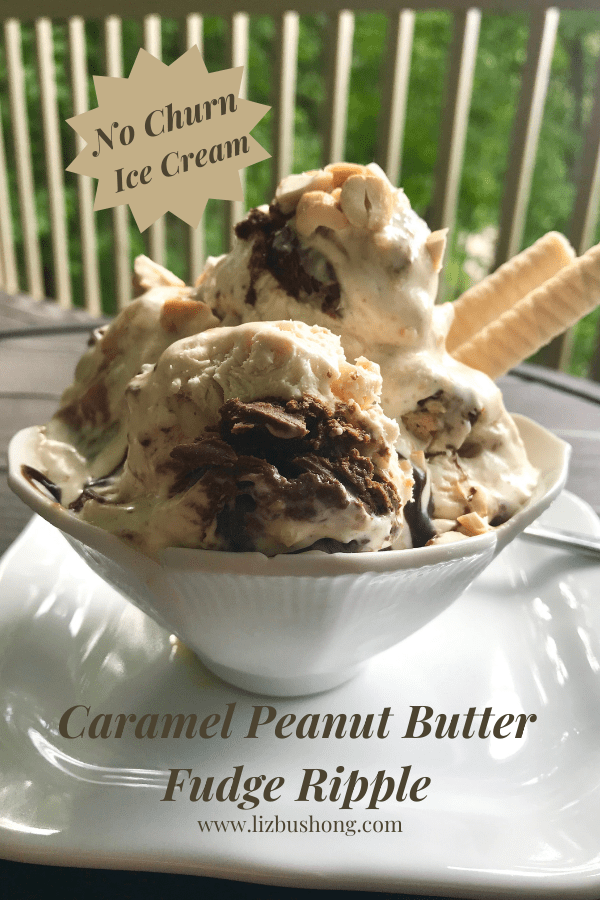 Making no churn ice cream pb caramel fudge ripple ice cream lizbushong.com