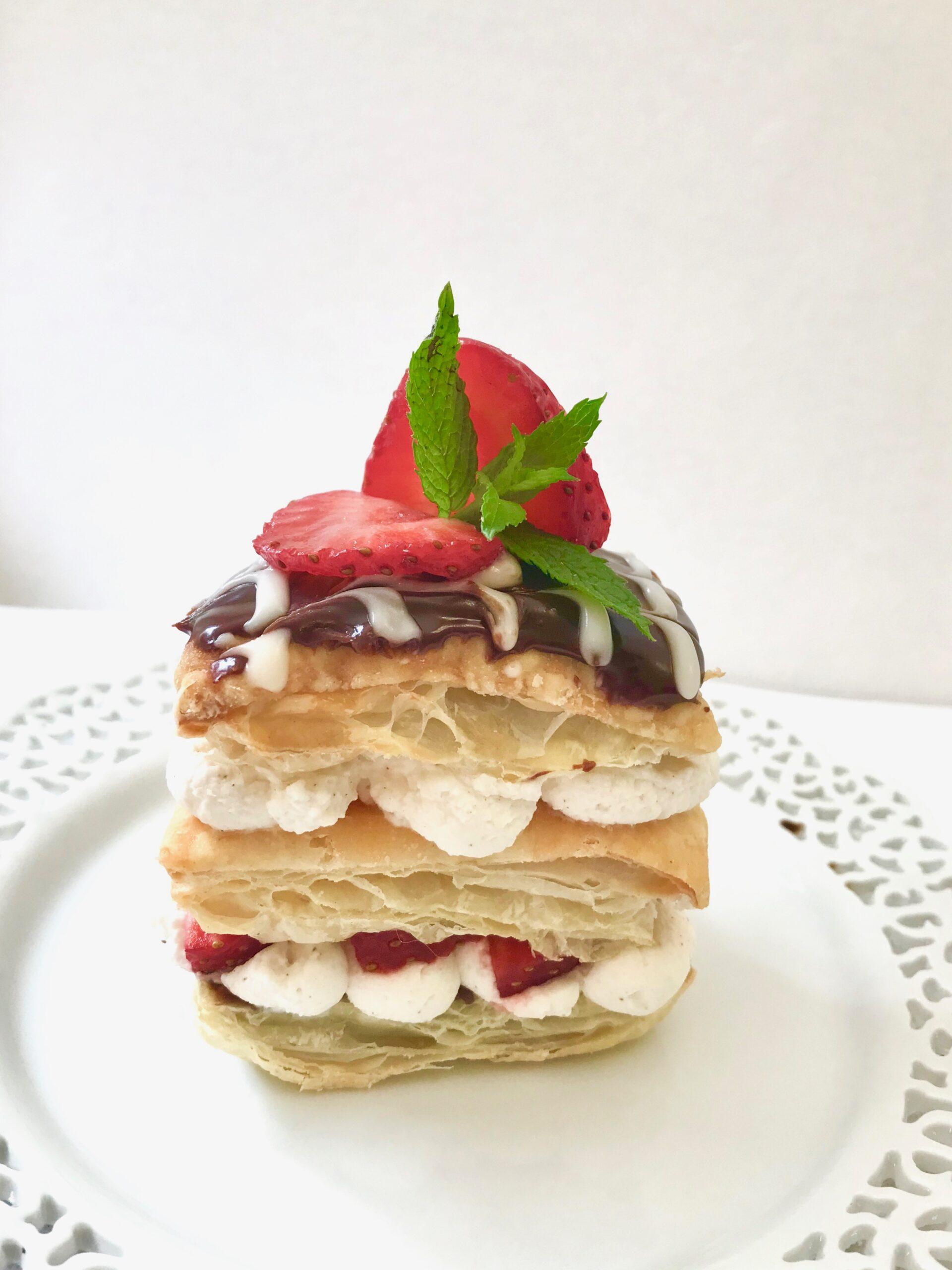 How to make Strawberry Napoleon single photo lizbushong.com