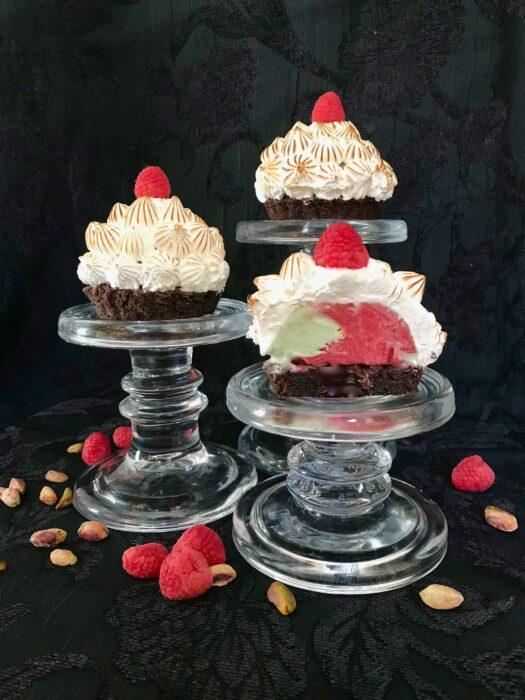 How to make Mini Gelato Brownie Baked Alaska's lizbushong.com